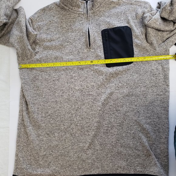 Urban Pipeline Quarter Zip Pullover Fleece Zip Chest Pocket Mens XXL Outdoor - Picture 4 of 11
